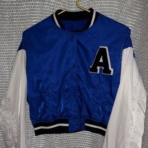 Women’s Blue Varsity Jacket